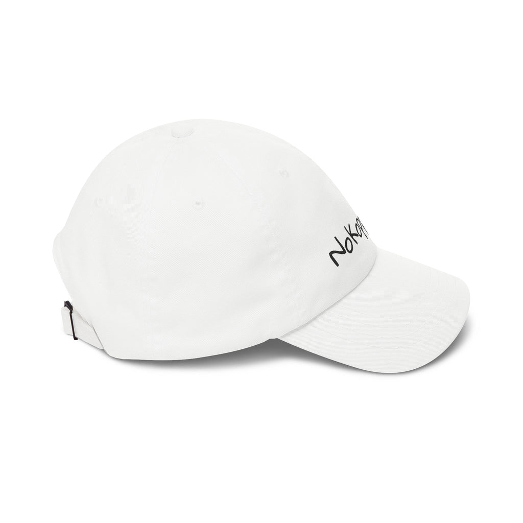 NoKoppLife Dad Cap – Casual White Embroidered Baseball Hat