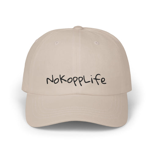 NoKoppLife Dad Cap – Casual White Embroidered Baseball Hat