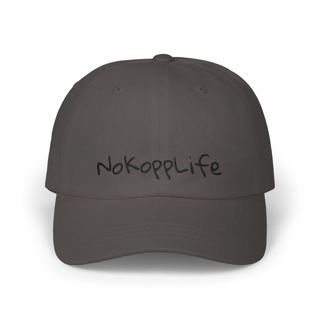 NoKoppLife Dad Cap – Casual White Embroidered Baseball Hat